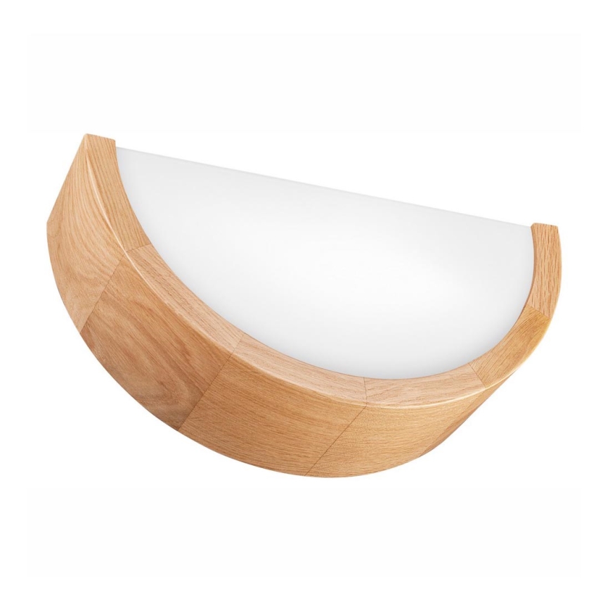 Zidna svjetiljka OAK 1xE27/60W/230V hrast