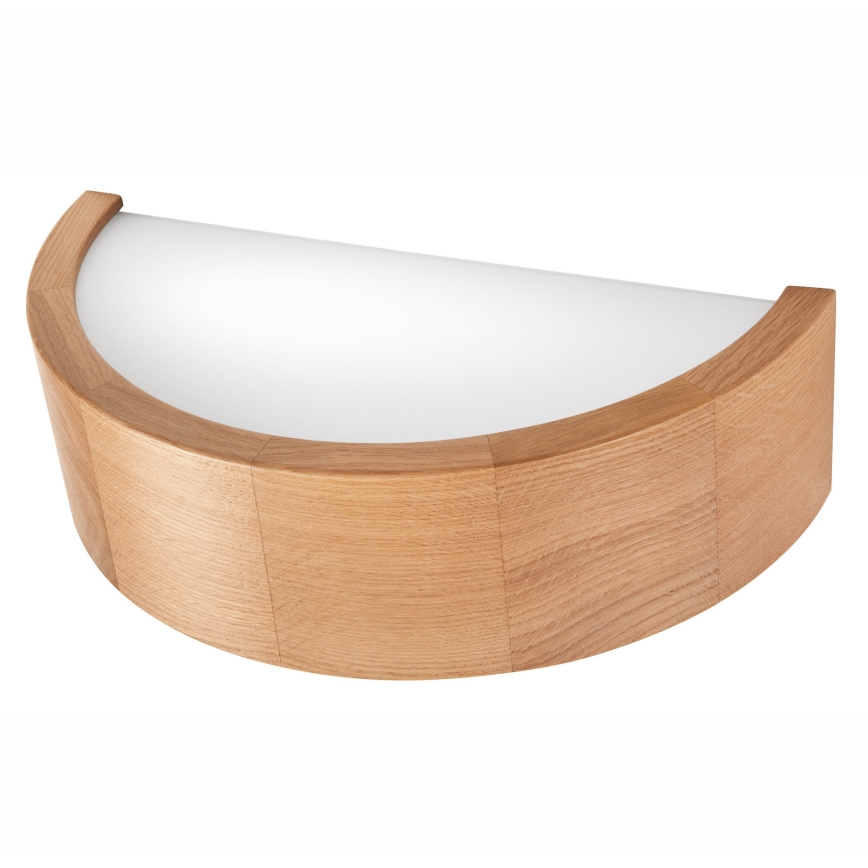 Zidna svjetiljka OAK 1xE27/60W/230V hrast