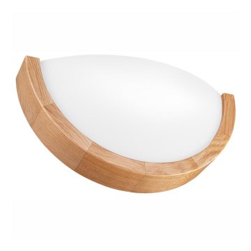 Zidna svjetiljka OAK SLIM 1xE27/60W/230V hrast