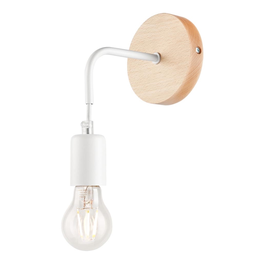 Zidna svjetiljka ORAZIO 1xE27/60W/230V bukva