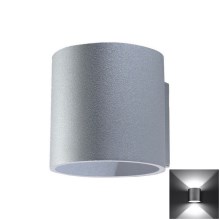Zidna svjetiljka ORBIS 1 1xG9/40W/230V siva