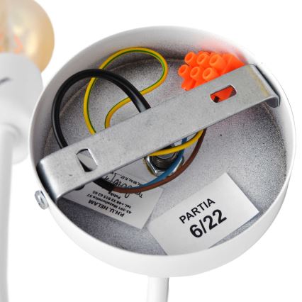 Zidna svjetiljka OXFORD 1xE27/15W/230V bijela