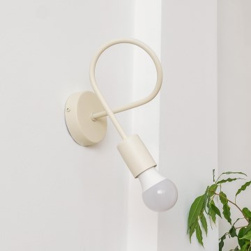 Zidna svjetiljka OXFORD 1xE27/15W/230V krem
