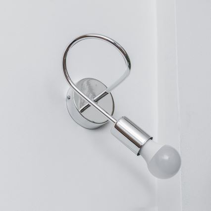 Zidna svjetiljka OXFORD 1xE27/15W/230V sjajni krom