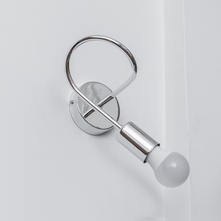 Zidna svjetiljka OXFORD 1xE27/15W/230V sjajni krom