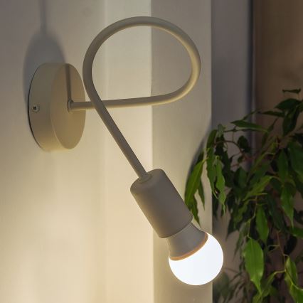 Zidna svjetiljka OXFORD 1xE27/15W/230V u krem boji