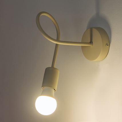 Zidna svjetiljka OXFORD 1xE27/15W/230V u krem boji