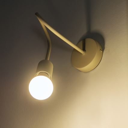 Zidna svjetiljka OXFORD 1xE27/15W/230V u krem boji