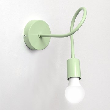 Zidna svjetiljka OXFORD 1xE27/15W/230V zelena