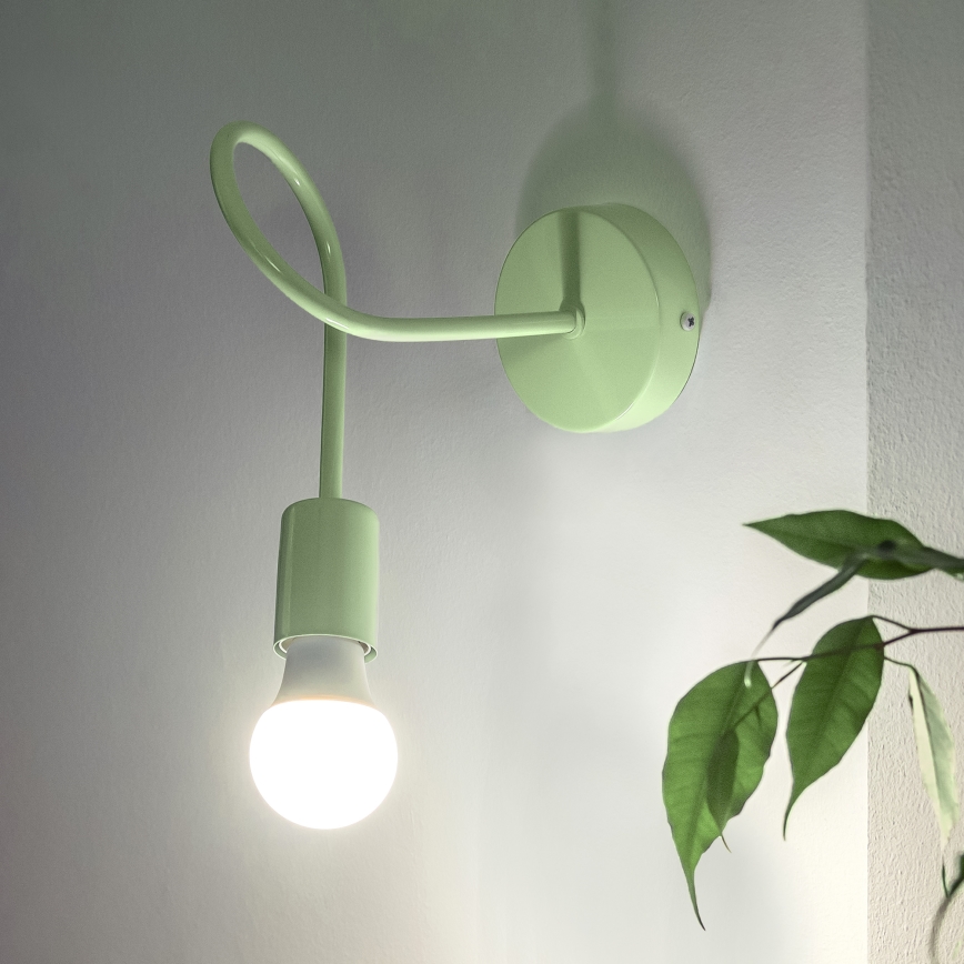 Zidna svjetiljka OXFORD 1xE27/15W/230V zelena