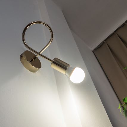 Zidna svjetiljka OXFORD 1xE27/15W/230V zlatna