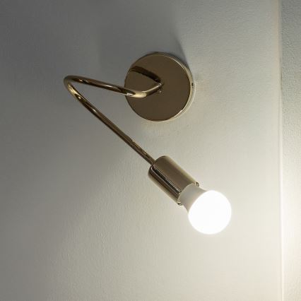 Zidna svjetiljka OXFORD 1xE27/15W/230V zlatna