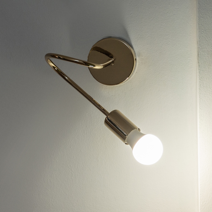 Zidna svjetiljka OXFORD 1xE27/15W/230V zlatna