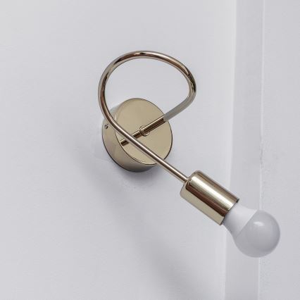Zidna svjetiljka OXFORD 1xE27/15W/230V zlatna