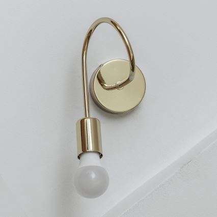 Zidna svjetiljka OXFORD 1xE27/15W/230V zlatna