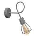 Zidna svjetiljka OXFORD 1xE27/60W/230V siva