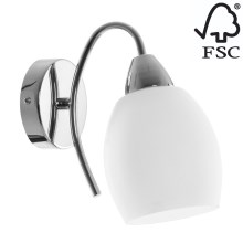Zidna svjetiljka PISA 1xE27/60W/230V – FSC certificirano