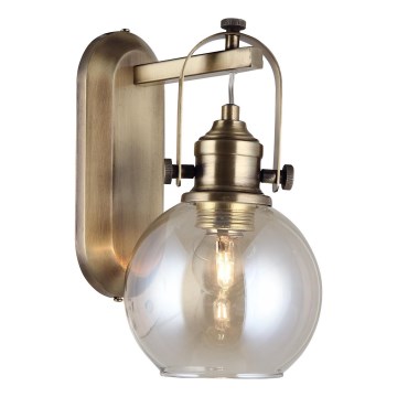 Zidna svjetiljka POLINO 1xE27/40W/230V brončana