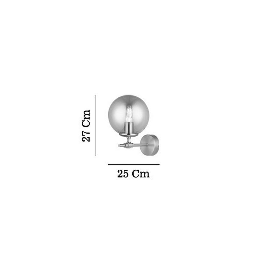 Zidna svjetiljka POLINO 1xE27/40W/230V zlatna