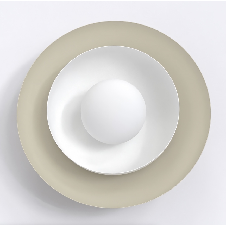 Zidna svjetiljka POPPI 1xG9/8W/230V bež/bijela