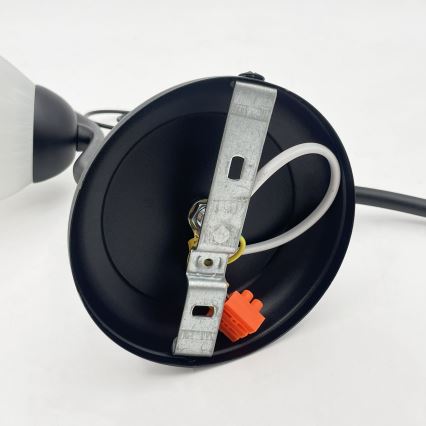Zidna svjetiljka RETRO 1xE27/60W/230V crna/bijela