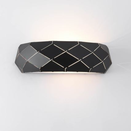 Zidna svjetiljka REUS 1xE27/40W/230V crna