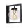Zidna svjetiljka REY 1xE27/7W/230V crna
