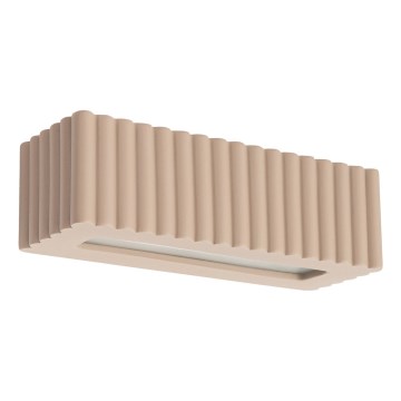 Zidna svjetiljka RIGATA 1xE27/15W/230V keramika/taupe