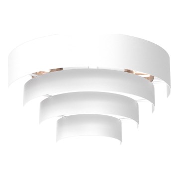 Zidna svjetiljka RINGS 2xE27/15W/230V bijela