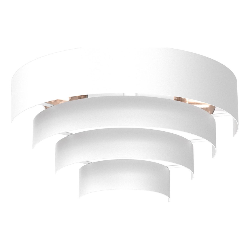 Zidna svjetiljka RINGS 2xE27/15W/230V bijela