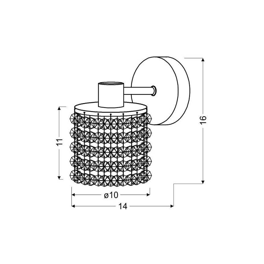 Zidna svjetiljka ROYAL 1xG9/40W/230V