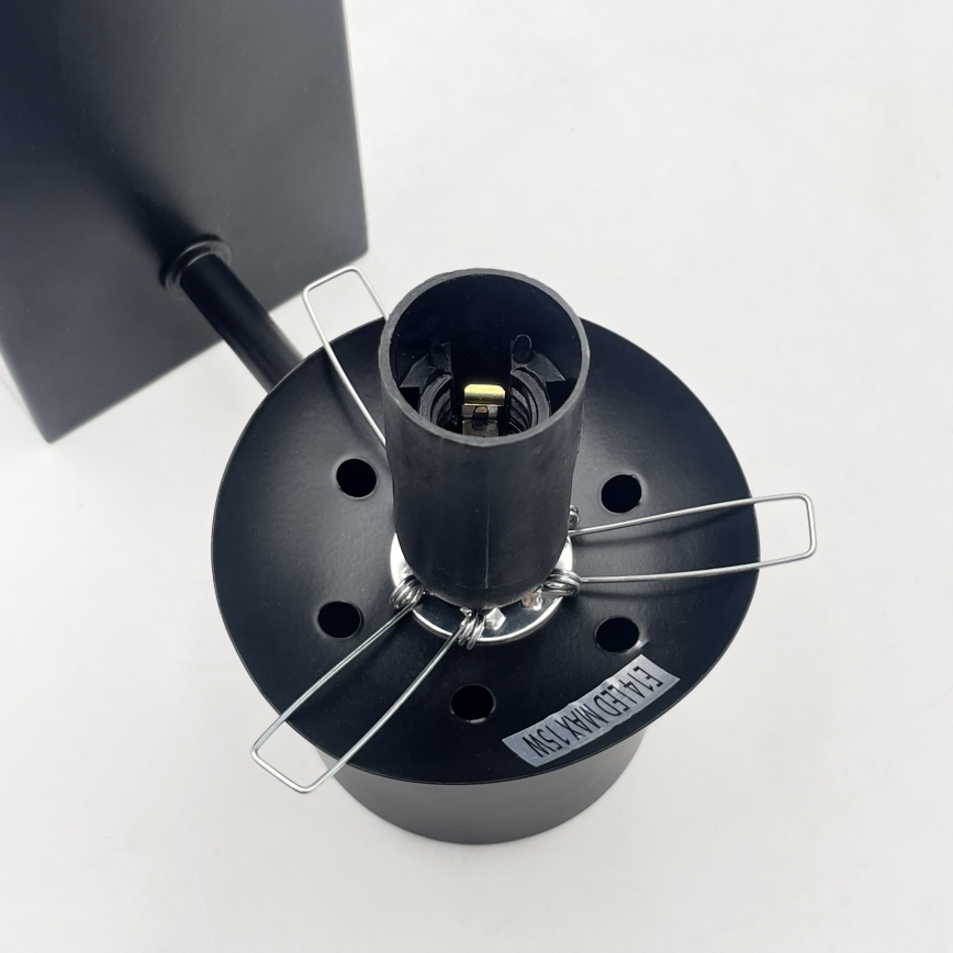 Zidna svjetiljka SFERIO 1xE14/5W/230V crna/dimljeno-crna
