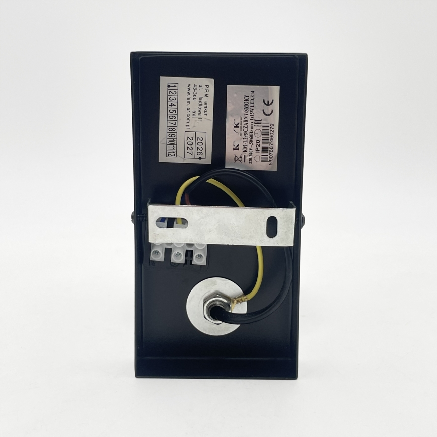 Zidna svjetiljka SFERIO 1xE14/5W/230V crna/dimljeno-crna