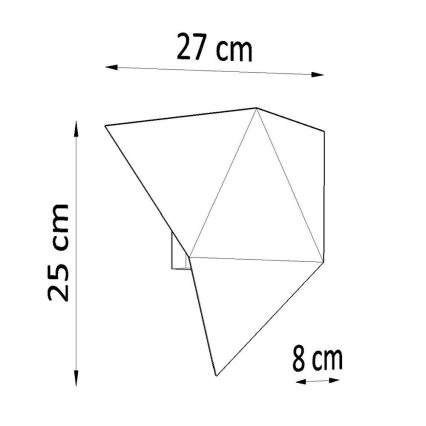 Zidna svjetiljka SOLIDO 2xG9/40W/230V crna