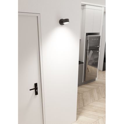 Zidna svjetiljka SORA 1xGX53/12W/230V crna