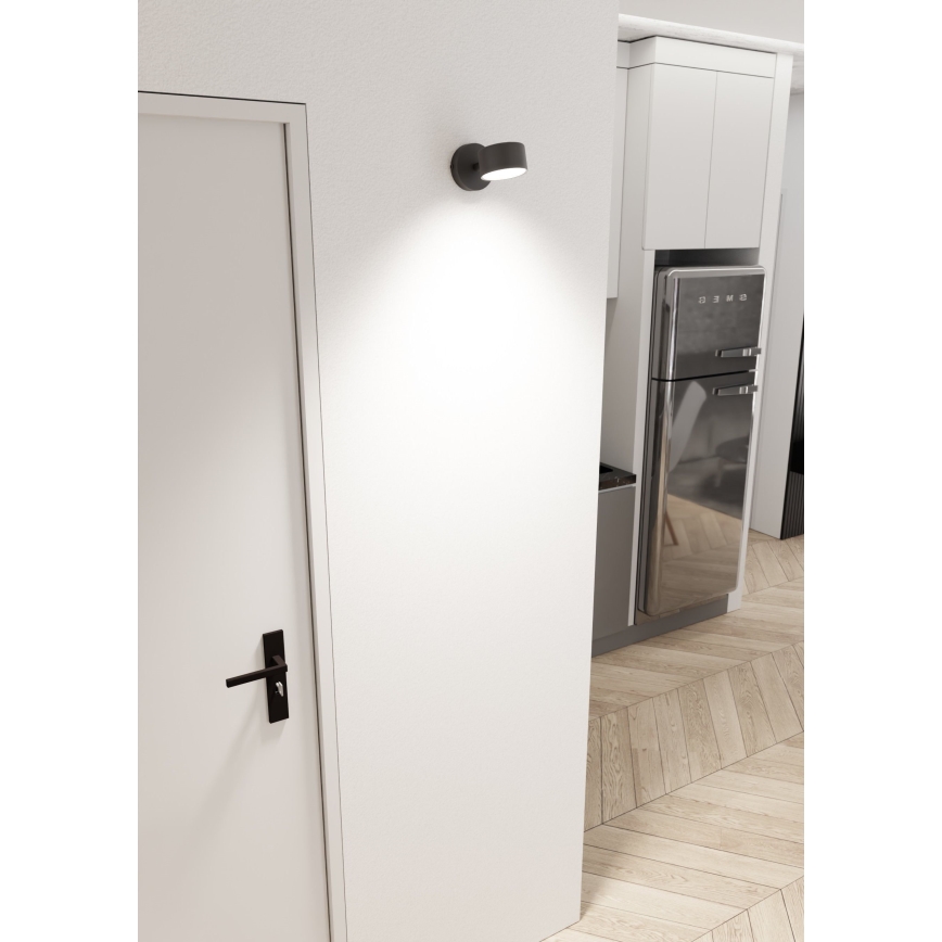 Zidna svjetiljka SORA 1xGX53/12W/230V crna