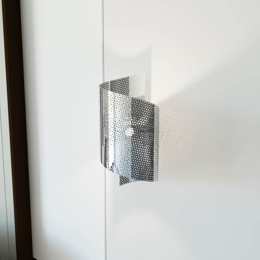 Zidna svjetiljka SPIRAL 1xG9/8W/230V mat krom