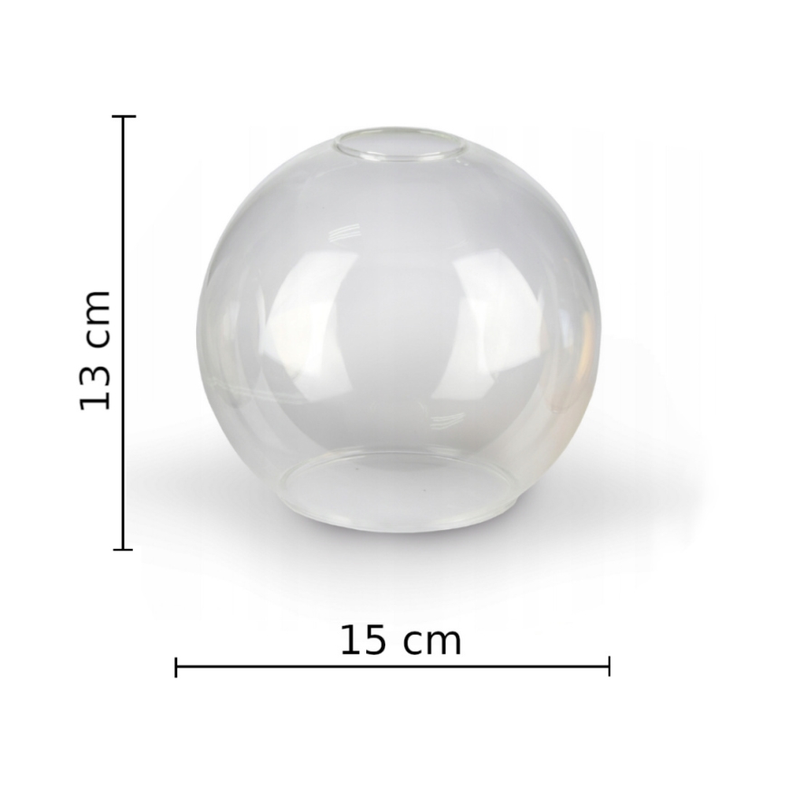 Zidna svjetiljka STAR 1xE27/60W/230V crna/prozirna