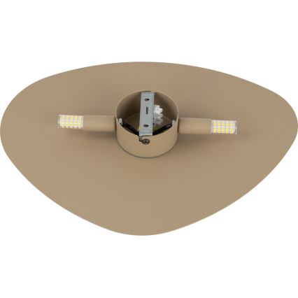 Zidna svjetiljka STONE 2xG9/8W/230V 30x39 cm bež
