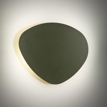 Zidna svjetiljka STONE 2xG9/8W/230V 30x39 cm zelena