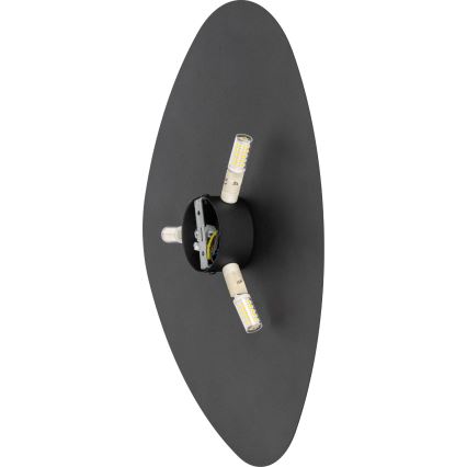 Zidna svjetiljka STONE 3xG9/8W/230V 37x49 cm crna