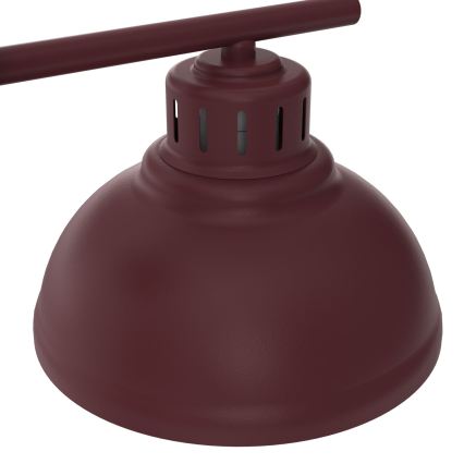 Zidna svjetiljka SVEN 1xE27/15W/230V burgundska