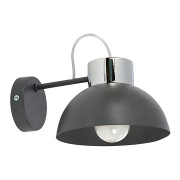 Zidna svjetiljka TEDI 1xE27/60W/230V antracit/sjajni krom