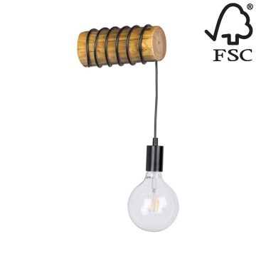 Zidna svjetiljka TRABO 1xE27/25W/230V – FSC certificirano