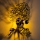 Zidna svjetiljka TREE WOMAN 1xE27/40W/230V crna