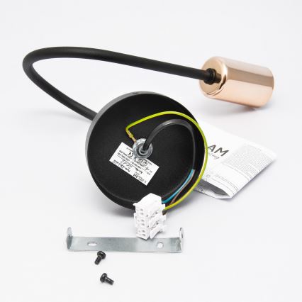 Zidna svjetiljka TUBE 1xE27/15W/230V crna