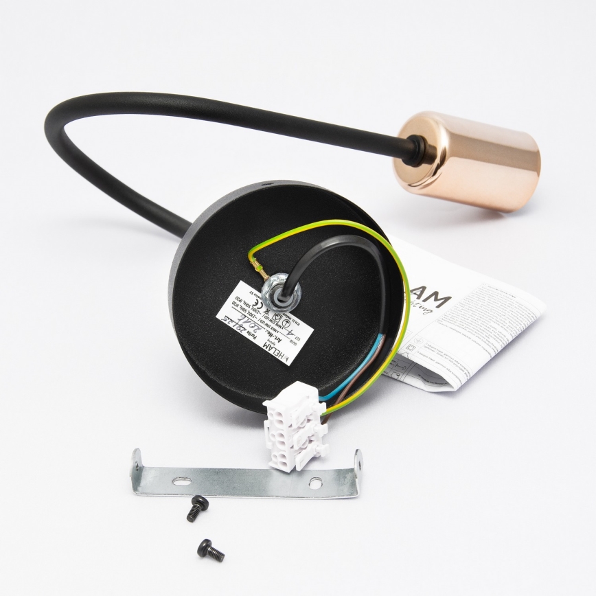 Zidna svjetiljka TUBE 1xE27/15W/230V crna