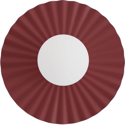Zidna svjetiljka UMBRA 1xG9/8W/230V crvena