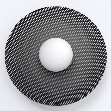 Zidna svjetiljka VIBEZ 1xG9/8W/230V crna