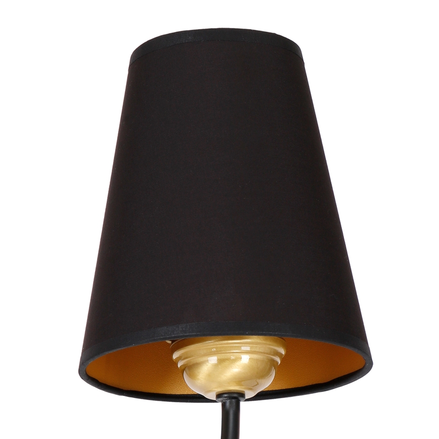 Zidna svjetiljka VICTORIA 1xE27/60W/230V crna